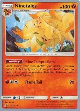 16, Fire, Normal, Rare, Water[×2], World Championships 2019 Ninetales (16/181) (Fire Box - Kaya Lichtleitner) [World Championships 2019] - Trading Card World