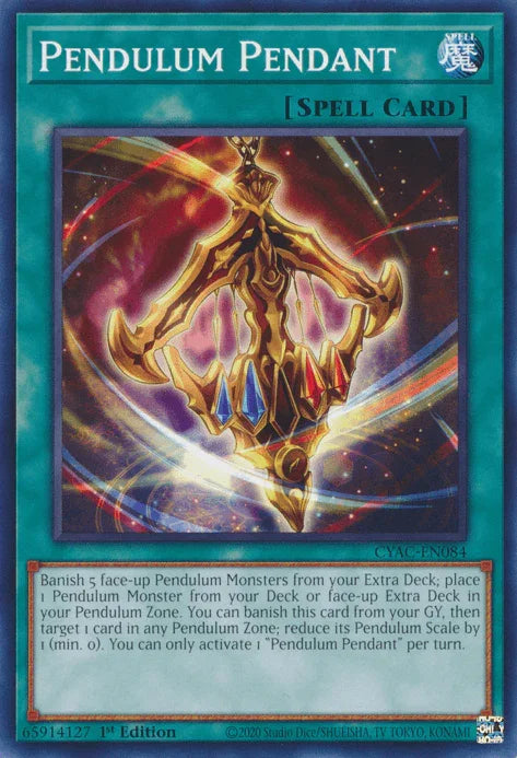 1st Edition, Common, Cyberstorm Access, Normal Spell, Spell Pendulum Pendant [CYAC-EN084] Common - Trading Card World