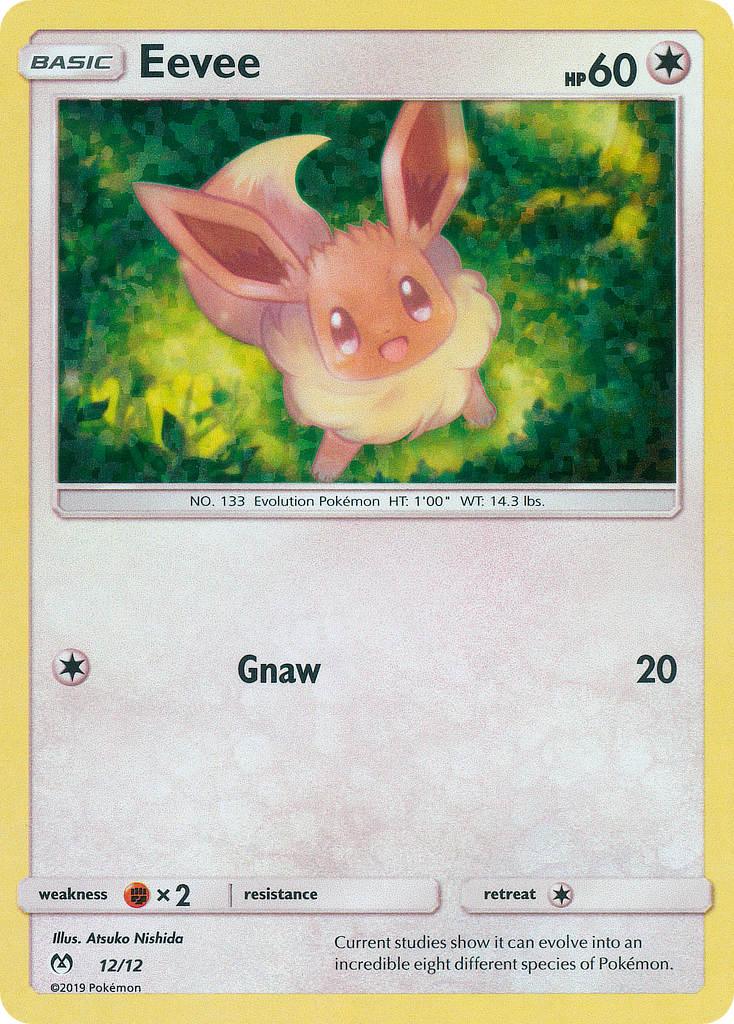 12, Colorless, Fighting[×2], Holofoil, McDonald's Promos: 2019 Collection, Promo Eevee (12/12) [McDonald's Promos: 2019 Collection] - Trading Card World