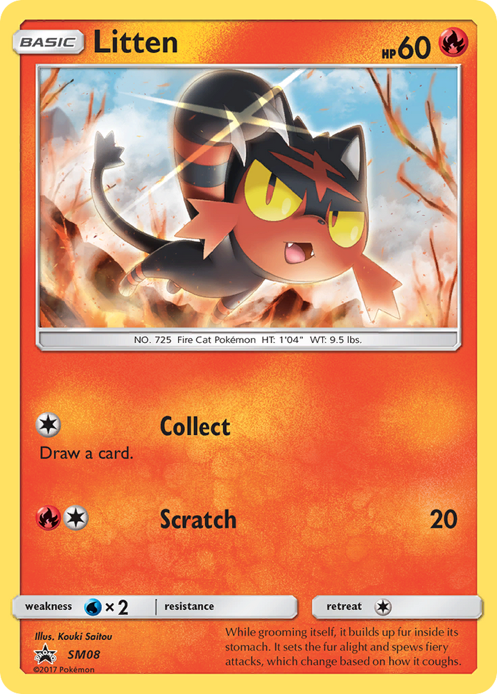 Litten (SM08) [Sun & Moon: Black Star Promos]