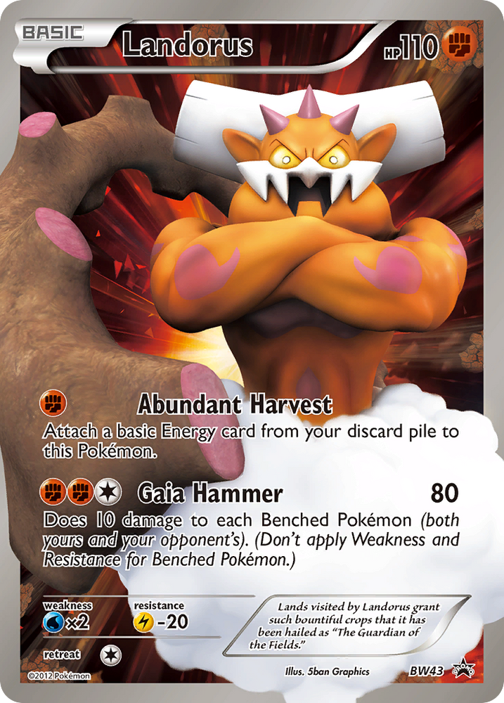 Landorus (BW43) [Black & White: Black Star Promos]