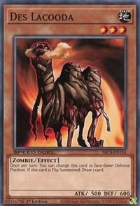 1st Edition, Common, Earth, Effect Monster, Speed Duel: Battle City Box, Zombie Des Lacooda [SBCB-EN154] Common - Trading Card World