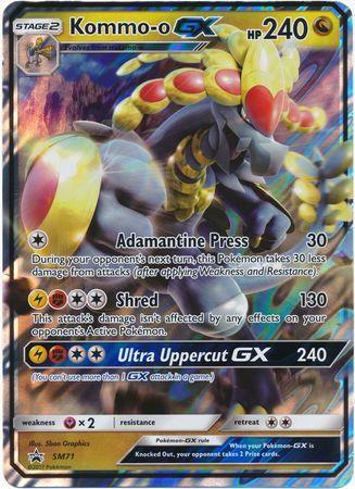 Dragon, Fairy[x2], Holofoil, Promo, SM71, Sun & Moon: Black Star Promos Kommo-o GX (SM71) (Jumbo Card) [Sun & Moon: Black Star Promos] - Trading Card World