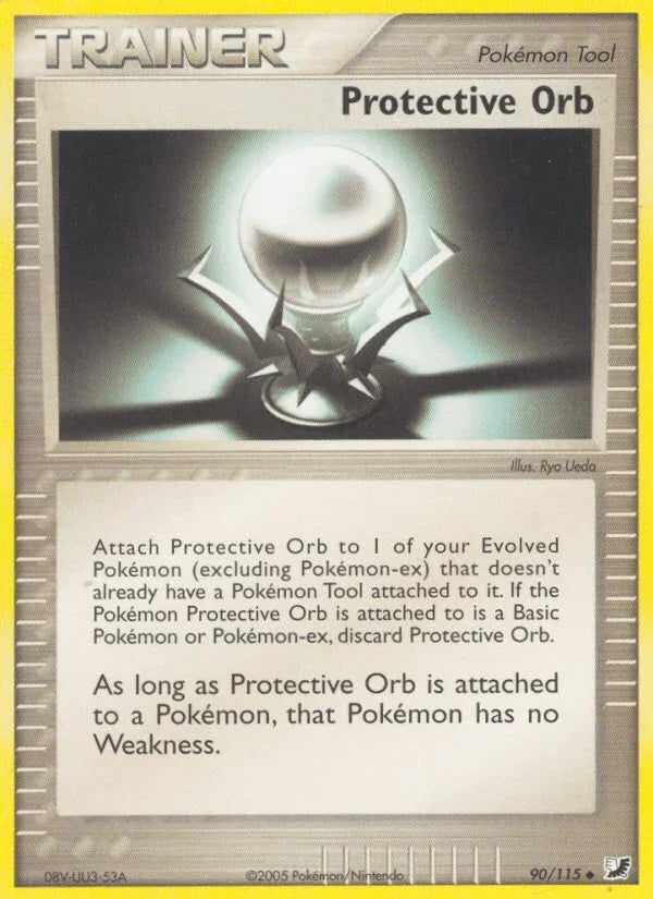 90, EX: Unseen Forces, Item, Normal, Uncommon Protective Orb (90/115) [EX: Unseen Forces] - Trading Card World