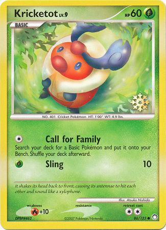 86, Countdown Calendar Promos, Fire[+10], Grass, Normal, Promo Kricketot (86/123) [Countdown Calendar Promos] - Trading Card World