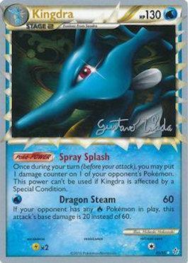 85, Lightning[×2], Normal, Ultra Rare, Water, World Championships 2011 Kingdra (85/95) (Megazone - Gustavo Wada) [World Championships 2011] - Trading Card World