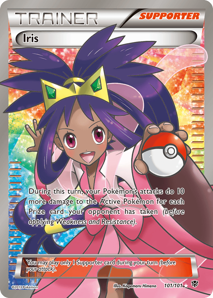 Black & White: Plasma Blast, Holofoil, Supporter, Ultra Rare Iris (101/101) [Black & White: Plasma Blast] - Trading Card World