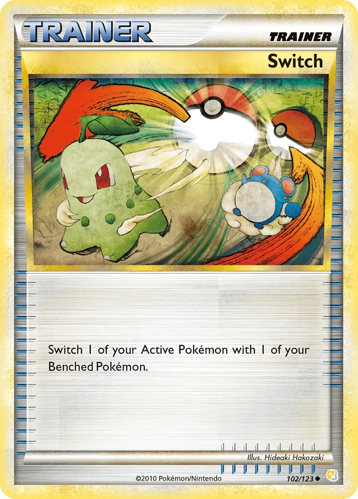 102, HeartGold & SoulSilver: Base Set, Item, Normal, Reverse Holofoil, Uncommon Switch (102/123) [HeartGold & SoulSilver: Base Set] - Trading Card World