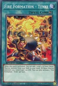 1st Edition, Common, Continuous Spell, Speed Duel: Battle City Box, Spell Fire Formation - Tenki [SBCB-EN057] Common - Trading Card World