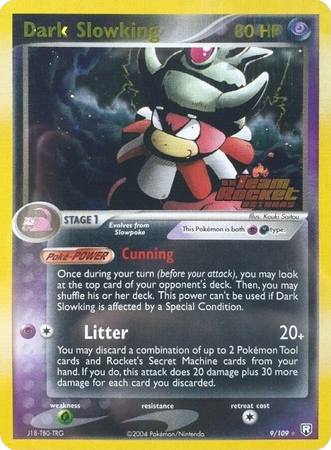 Darkness, EX: Team Rocket Returns, Grass[×2], Holo Rare, Psychic, Reverse Holofoil Dark Slowking (9/109) (Stamped) [EX: Team Rocket Returns] - Trading Card World