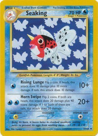 37, Lightning[×2], Neo Revelation Unlimited, Normal, Uncommon, Water Seaking (37/64) [Neo Revelation Unlimited] - Trading Card World