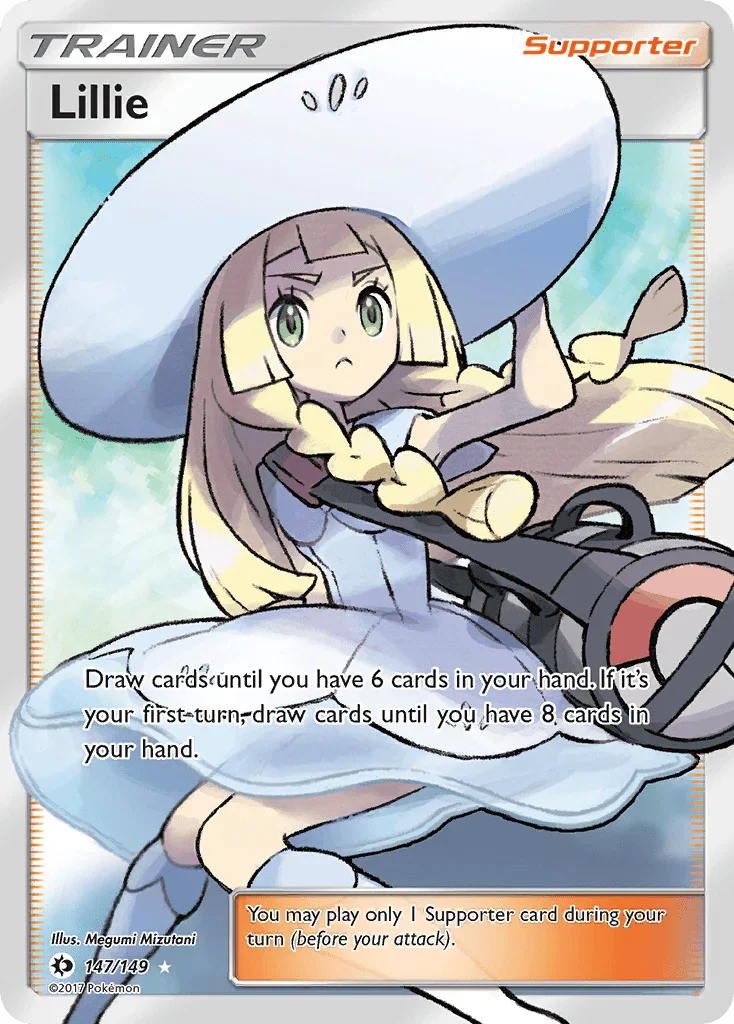 147, Holofoil, Sun & Moon: Base Set, Supporter, Ultra Rare Lillie (147/149) [Sun & Moon: Base Set] - Trading Card World