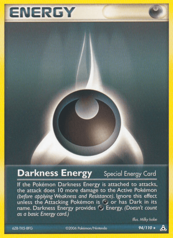 94, Energy, EX: Holon Phantoms, Normal, Rare Darkness Energy (94/110) [EX: Holon Phantoms] - Trading Card World