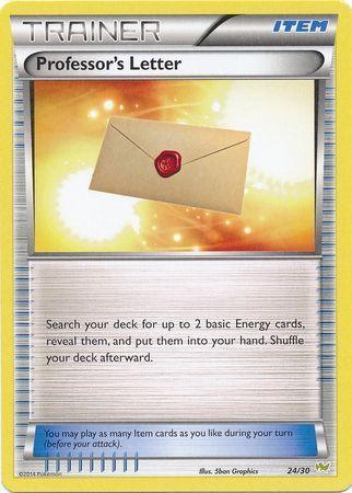 24, Item, Normal, Promo, XY: Trainer Kit - Noivern Professor's Letter (24/30) [XY: Trainer Kit - Noivern] - Trading Card World