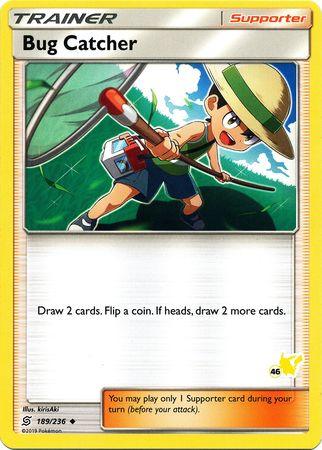 189, Battle Academy 2020, Normal, Promo, Supporter Bug Catcher (189/236) (Pikachu Stamp #46) [Battle Academy 2020] - Trading Card World