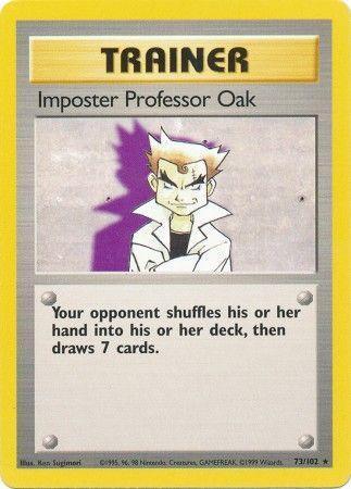 73, Base Set Unlimited, Normal, Rare, Trainer Imposter Professor Oak (73/102) [Base Set Unlimited] - Trading Card World