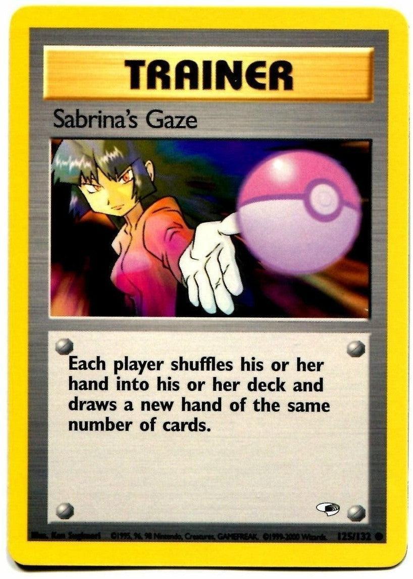 125, Common, Gym Heroes Unlimited, Item, Normal Sabrina's Gaze (125/132) [Gym Heroes Unlimited] - Trading Card World