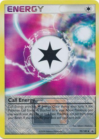 92, Diamond & Pearl: Majestic Dawn, Promo, Reverse Holofoil, Special Energy Call Energy (92/100) (League Promo) [Diamond & Pearl: Majestic Dawn] - Trading Card World