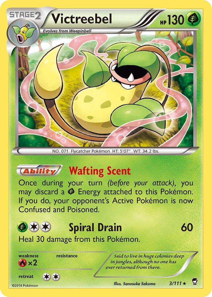Fire[×2], Grass, Normal, Rare, XY: Furious Fists Victreebel (3/111) (Theme Deck Exclusive) [XY: Furious Fists] - Trading Card World
