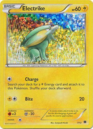 Fighting[×2], Holofoil, Lightning, McDonald's Promos: 2015 Collection, Metal[-20], Promo Electrike (7/12) [McDonald's Promos: 2015 Collection] - Trading Card World
