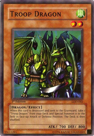 1st Edition, Common, Dragon, Effect Monster, Legacy of Darkness, Unlimited, Wind Troop Dragon [LOD-042] Common - Trading Card World