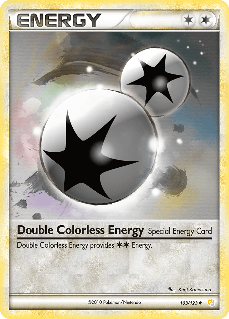 103, Energy, HeartGold & SoulSilver: Base Set, Normal, Reverse Holofoil, Uncommon Double Colorless Energy (103/123) [HeartGold & SoulSilver: Base Set] - Trading Card World