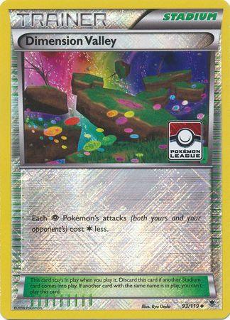 93, Promo, Reverse Holofoil, Stadium, XY: Phantom Forces Dimension Valley (93/119) (League Promo) [XY: Phantom Forces] - Trading Card World