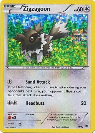 11, Colorless, Fighting[×2], Holofoil, McDonald's Promos: 2015 Collection, Promo Zigzagoon (11/12) [McDonald's Promos: 2015 Collection] - Trading Card World
