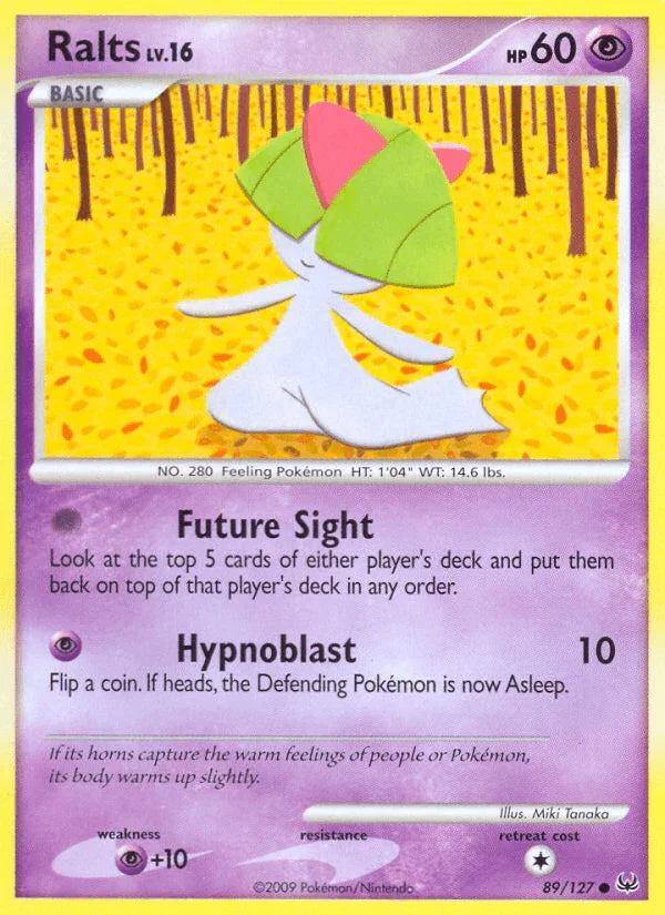 89, Common, Normal, Platinum: Base Set, Psychic, Psychic[+10], Reverse Holofoil Ralts (89/127) [Platinum: Base Set] - Trading Card World