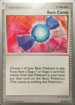 102, Normal, Trainer, Uncommon, World Championships 2009 Rare Candy (102/106) (Queengar - Jason Martinez) [World Championships 2009] - Trading Card World