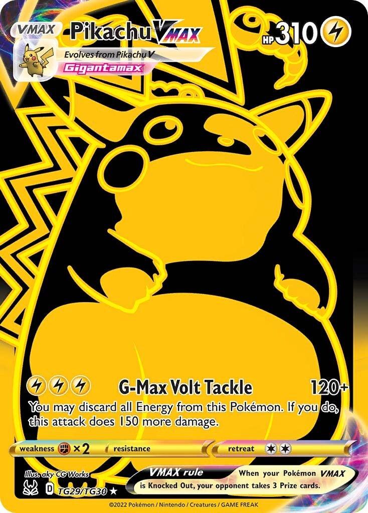 Sword & Shield: Lost Origin Pikachu VMAX (TG29/TG30) [Sword & Shield: Lost Origin] - Trading Card World
