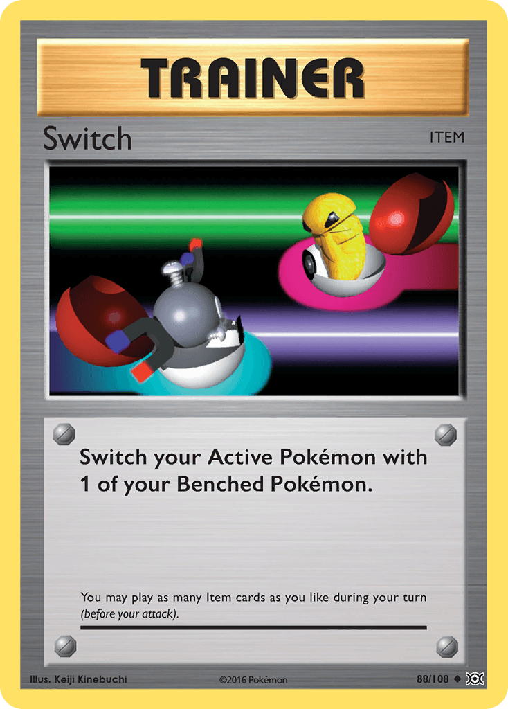 88, Item, Normal, Reverse Holofoil, Uncommon, XY: Evolutions Switch (88/108) [XY: Evolutions] - Trading Card World