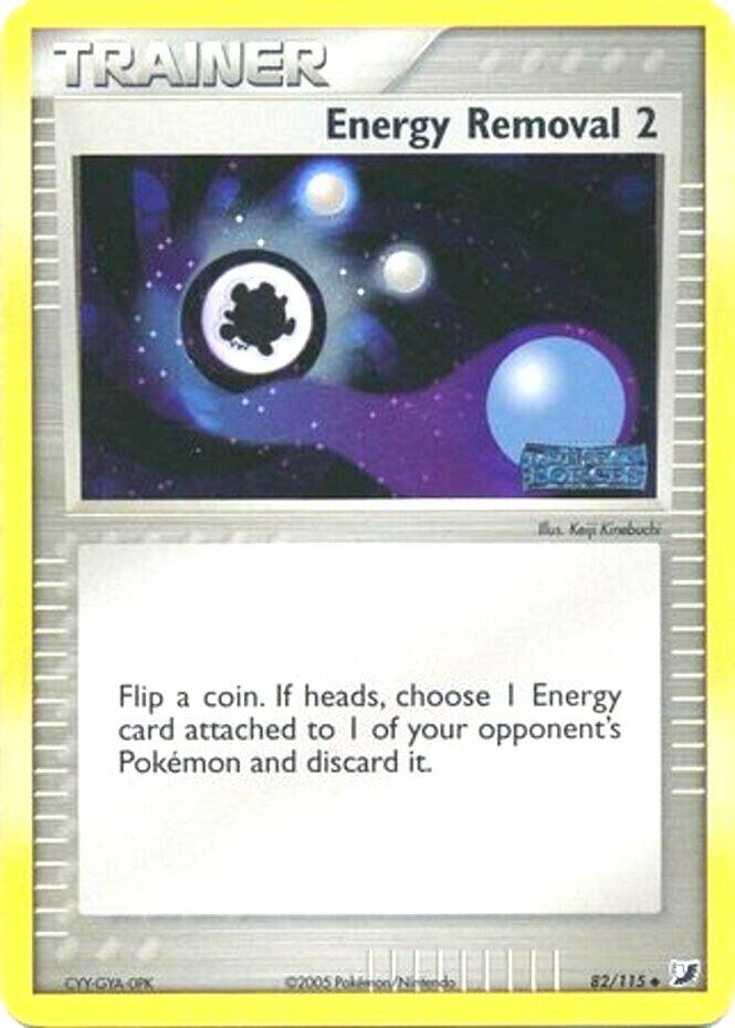82, EX: Unseen Forces, Item, Reverse Holofoil, Uncommon Energy Removal 2 (82/115) (Stamped) [EX: Unseen Forces] - Trading Card World