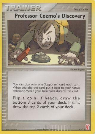 10, EX: Trainer Kit 2 - Plusle, Normal, Promo, Supporter Professor Cozmo's Discovery (10/12) [EX: Trainer Kit 2 - Plusle] - Trading Card World