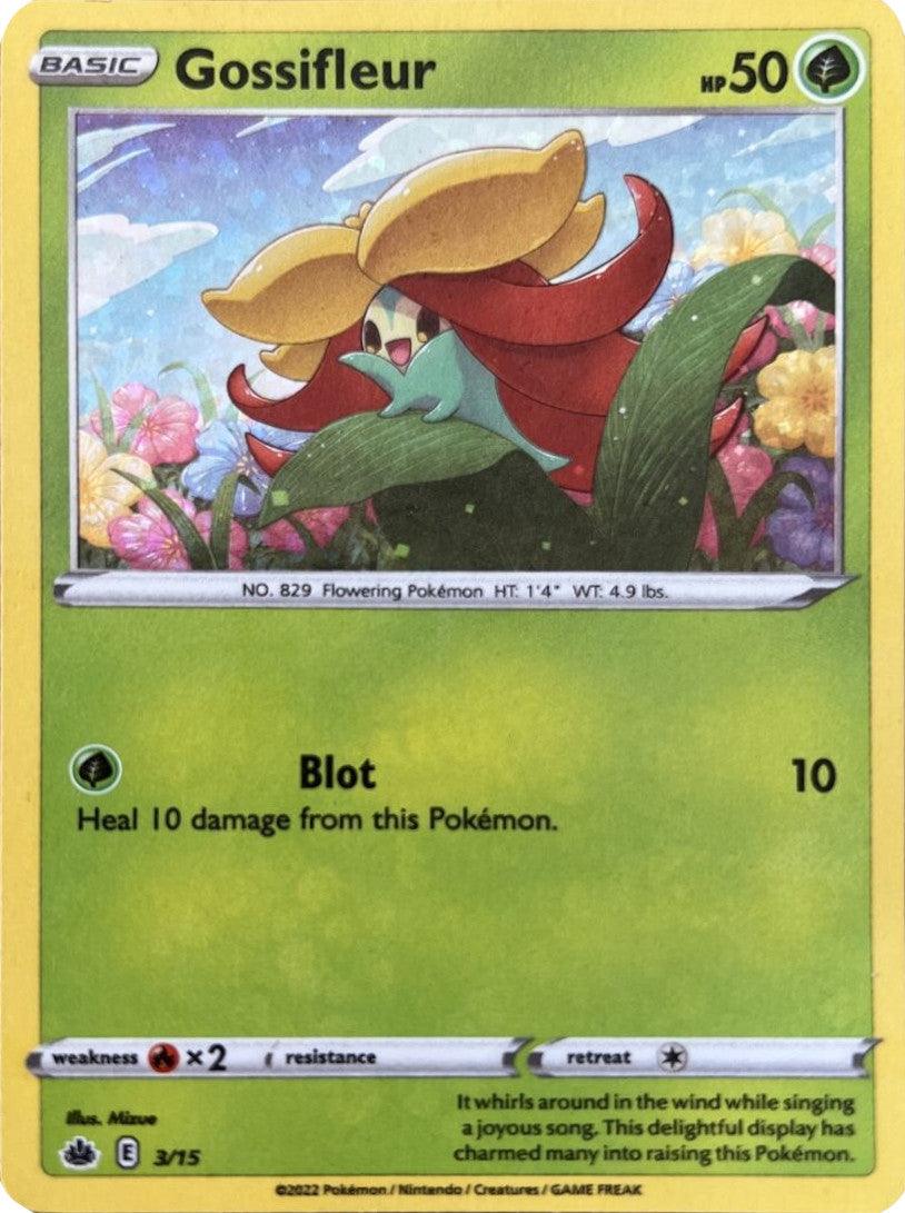 Fire [x2], Grass, Holofoil, McDonald's Promos: Match Battle, Promo Gossifleur (3/15) [McDonald's Promos: Match Battle] - Trading Card World
