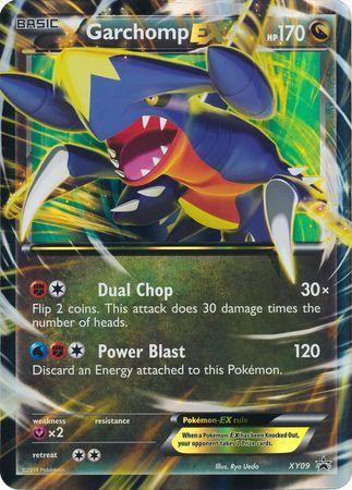 Dragon, Fairy[x2], Holofoil, Promo, XY09, XY: Black Star Promos Garchomp EX (XY09) (Jumbo Card) [XY: Black Star Promos] - Trading Card World
