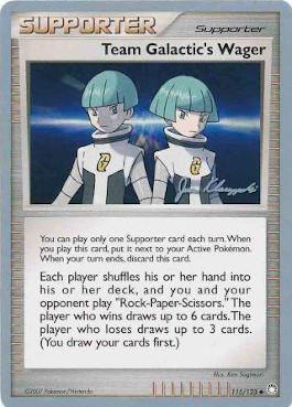 115, Normal, Supporter, Uncommon, World Championships 2008 Team Galactic's Wager (115/123) (Psychic Lock - Jason Klaczynski) [World Championships 2008] - Trading Card World