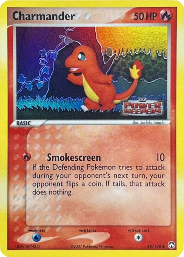 48, Common, EX: Power Keepers, Fire, Reverse Holofoil, Water[×2] Charmander (48/108) (Stamped) [EX: Power Keepers] - Trading Card World