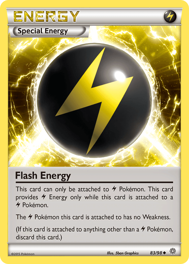 83, Normal, Reverse Holofoil, Special Lightning Energy, Uncommon, XY: Ancient Origins Flash Energy (83/98) [XY: Ancient Origins] - Trading Card World