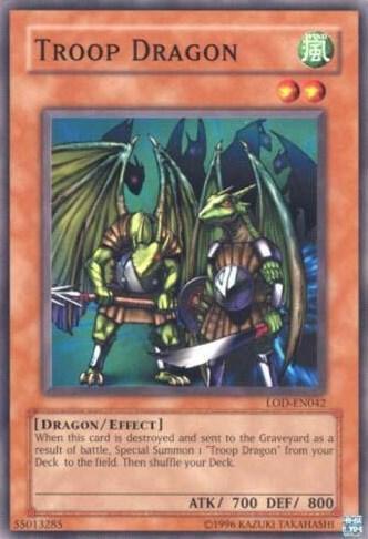 Common, Dragon, Effect Monster, Legacy of Darkness, Unlimited, Wind Troop Dragon [LOD-EN042] Common - Trading Card World