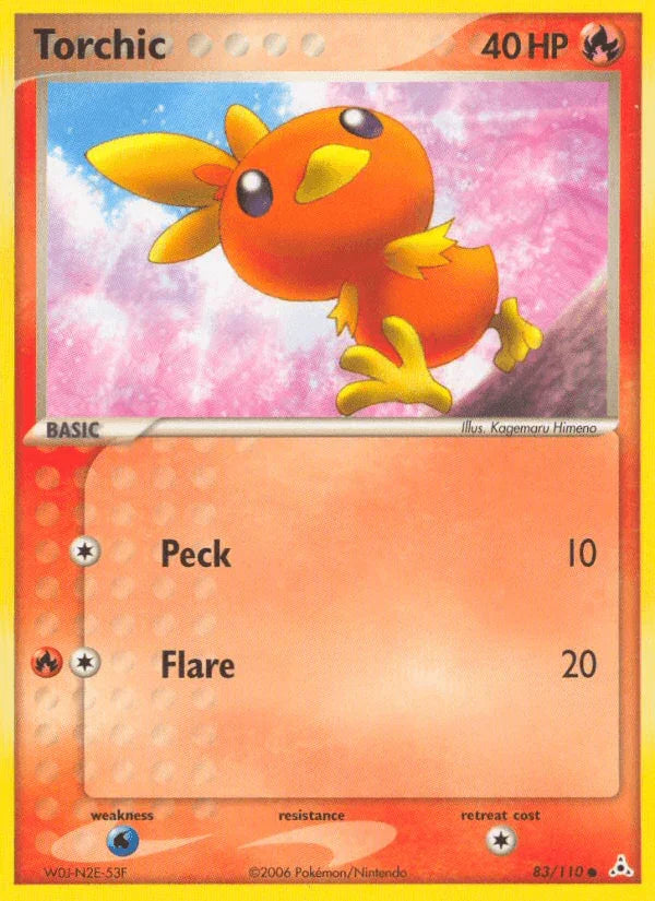 83, Common, EX: Holon Phantoms, Fire, Normal, Water[×2] Torchic (83/110) [EX: Holon Phantoms] - Trading Card World