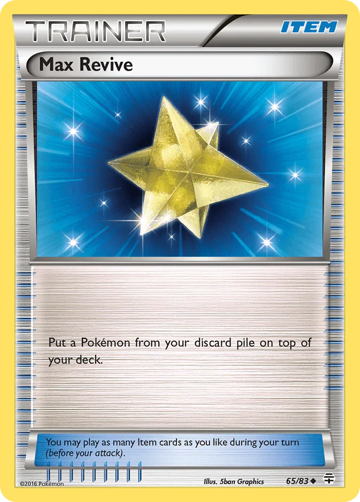 65, Item, Normal, Reverse Holofoil, Uncommon, XY: Generations Max Revive (65/83) [XY: Generations] - Trading Card World