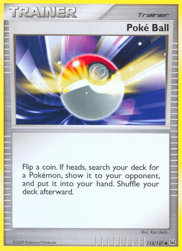113, Item, Normal, Platinum: Base Set, Reverse Holofoil, Uncommon Poke Ball (113/127) [Platinum: Base Set] - Trading Card World