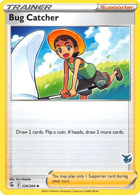 226, Battle Academy 2022, Normal, Supporter, Uncommon Bug Catcher (226/264) (Eevee Deck) [Battle Academy 2022] - Trading Card World