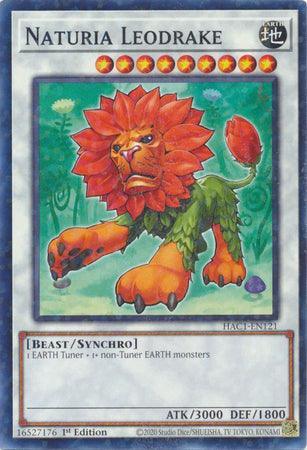1st Edition, Beast, Common, Earth, Hidden Arsenal: Chapter 1, Synchro Monster Naturia Leodrake (Duel Terminal) [HAC1-EN121] Common - Trading Card World