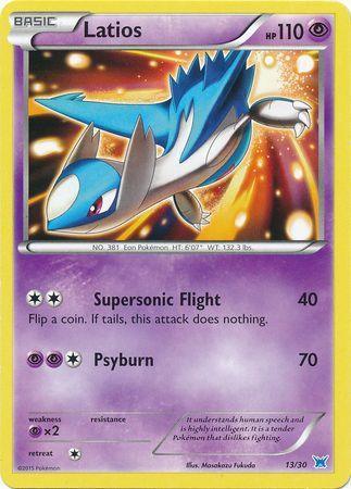 13, Normal, Promo, Psychic, Psychic[×2], XY: Trainer Kit 2 - Latios Latios (13/30) [XY: Trainer Kit 2 - Latios] - Trading Card World