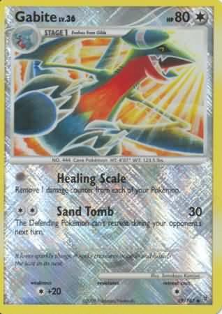 59, Colorless, Colorless[+20], Platinum: Supreme Victors, Promo, Reverse Holofoil Gabite (59/147) (Championship Promo) [Platinum: Supreme Victors] - Trading Card World