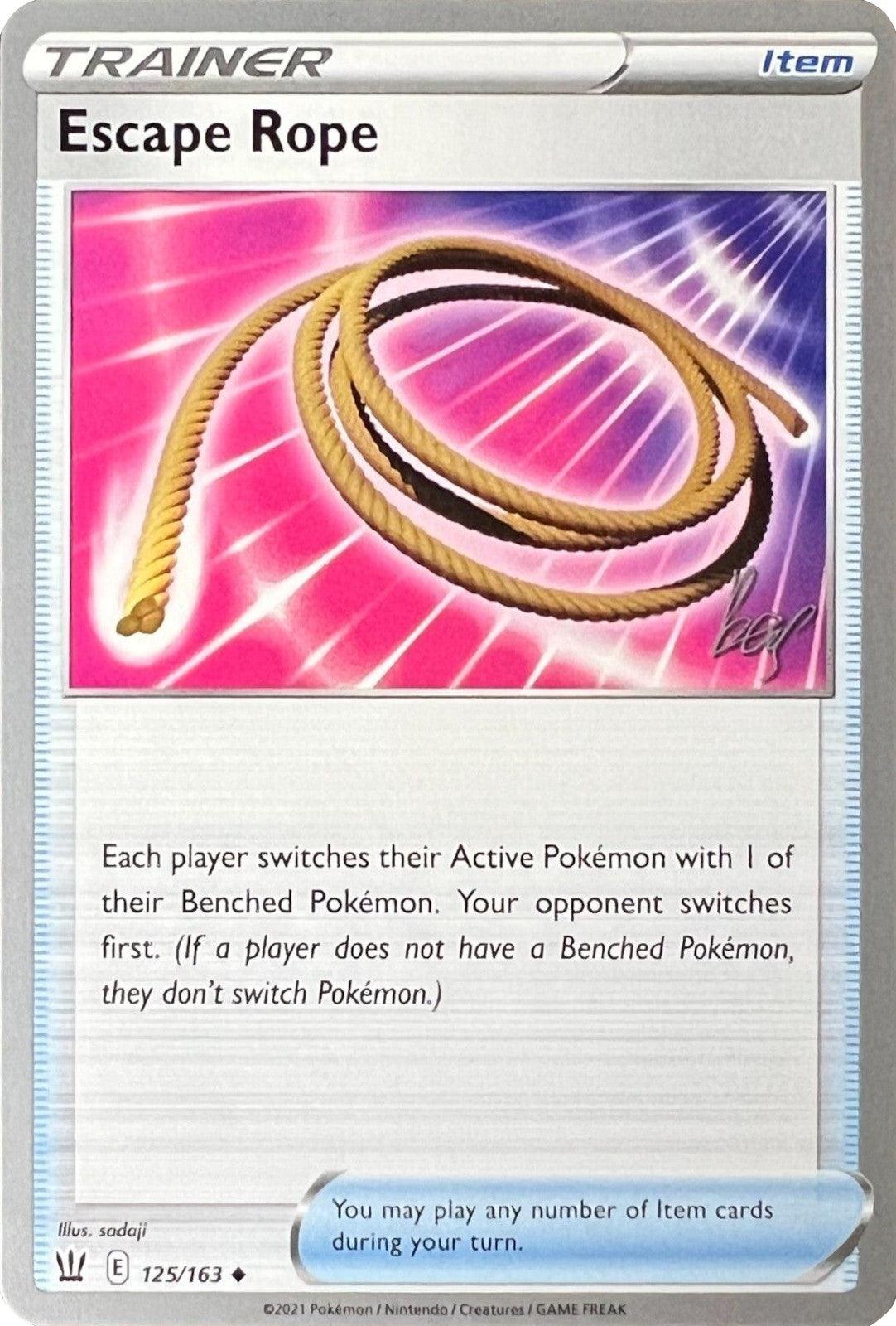125, Item, Normal, Uncommon, World Championships 2022 Escape Rope (125/163) (Cheryl Again - Sebastian Lashmet) [World Championships 2022] - Trading Card World