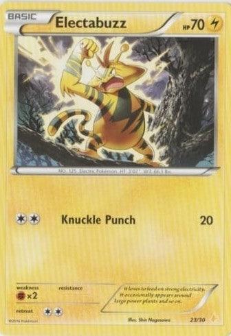 23, Fighting[×2], Lightning, Normal, Promo, XY: Trainer Kit 3 - Pikachu Libre Electabuzz (23/30) [XY: Trainer Kit 3 - Pikachu Libre] - Trading Card World