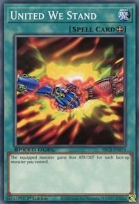 1st Edition, Common, Equip Spell, Speed Duel: Battle City Box, Spell United We Stand [SBCB-EN074] Common - Trading Card World